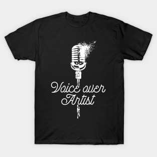 Voice Over Artist Shirt Microphone Actor Actress Filmmaker T-Shirt